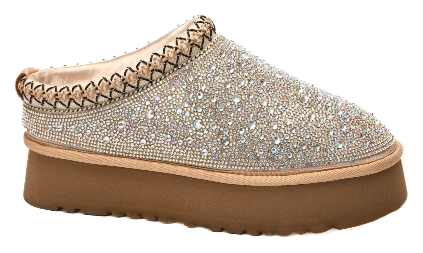 Rhinestone Corky Slippers