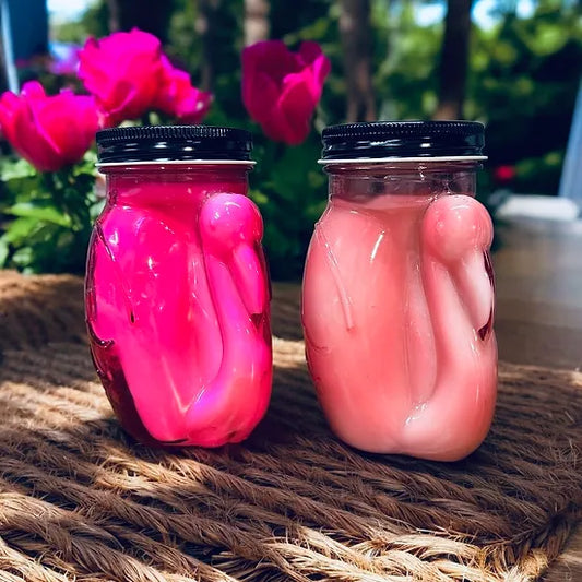 Flamingo Jar Candle