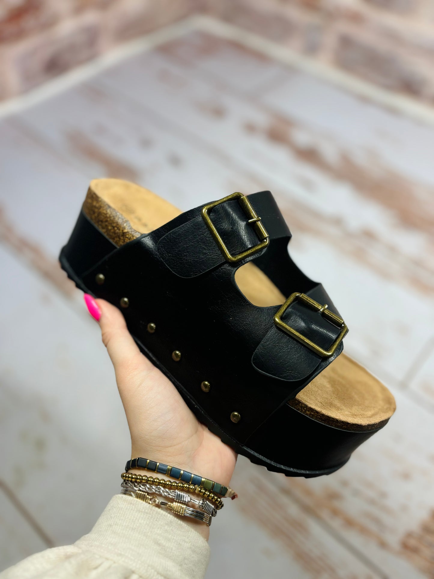 Glenda's Platform Strap Sandal