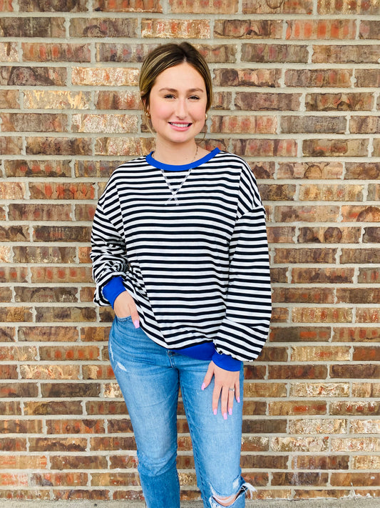 Lyla Loose Striped Top