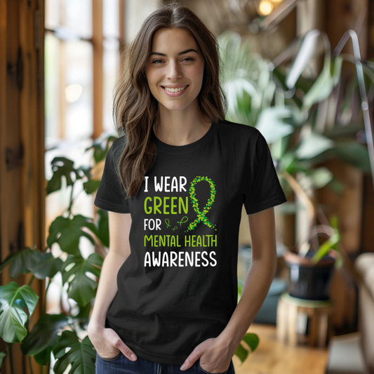 Green for Mental Health Tee