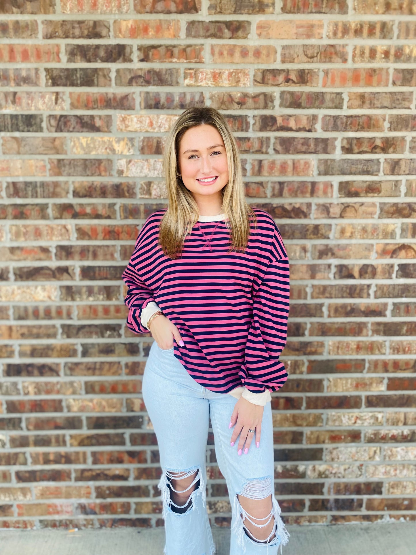 Lily's Loose Striped Top