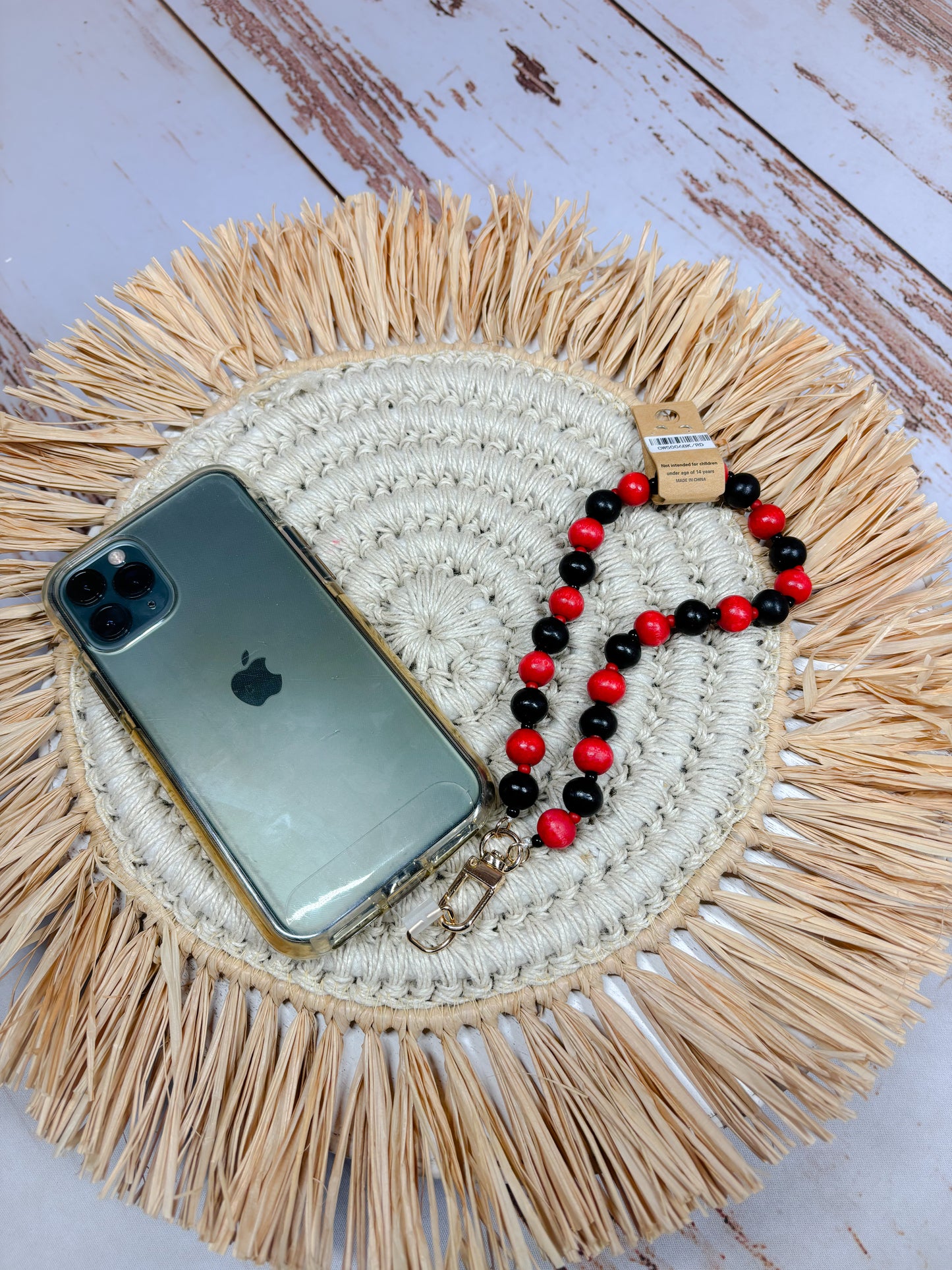 Beaded Phone Wristlet