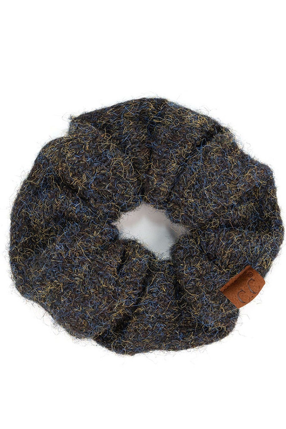 C.C Multi Yarn Knit Soft Scrunchies