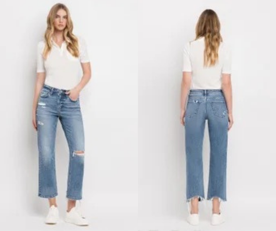 Stella High rise cropped jeans