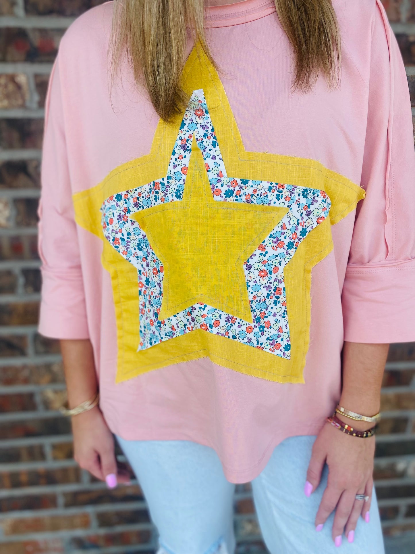 Starburst Patch Top