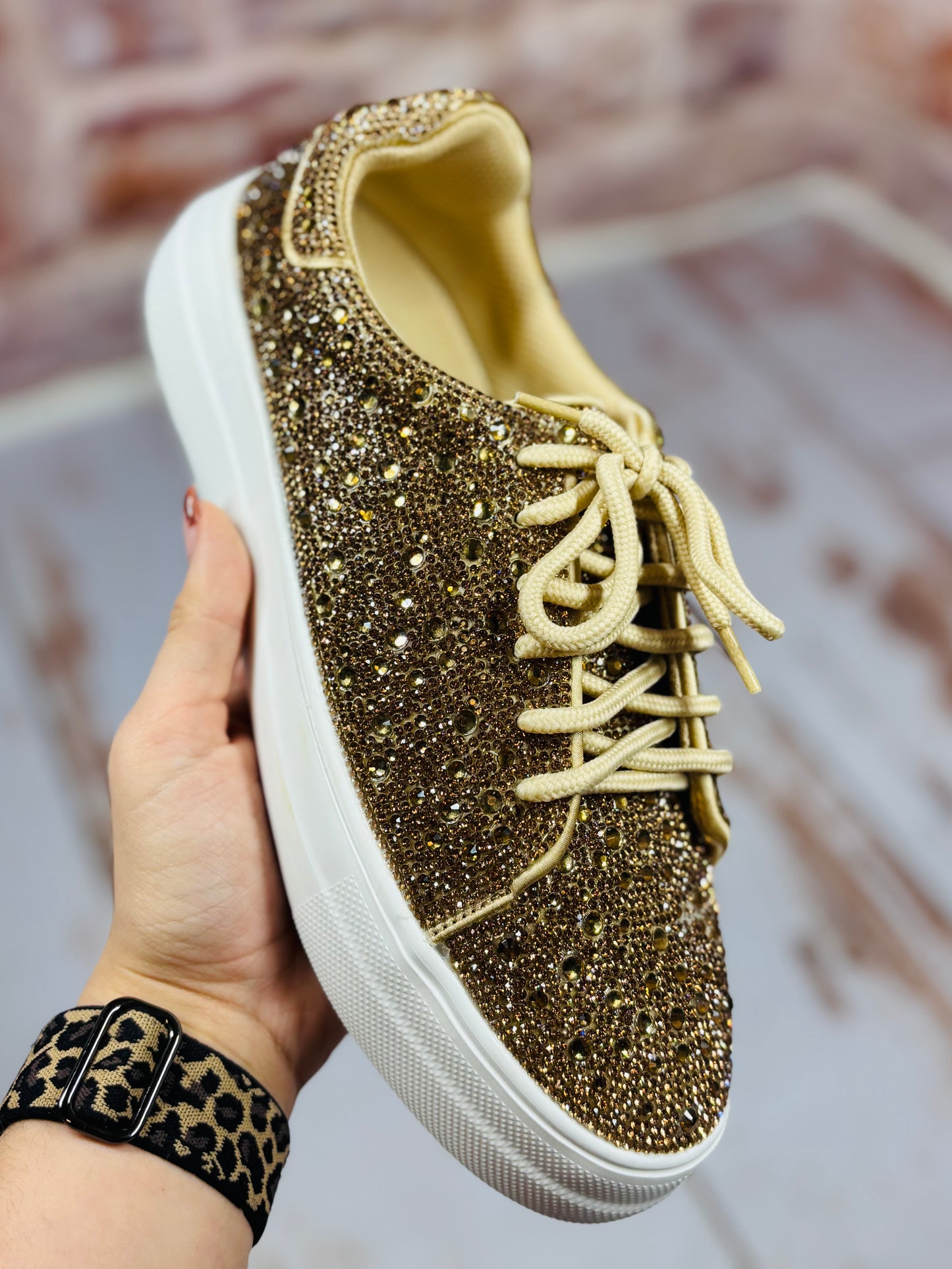 Rizzo Rhinestone Sneaker