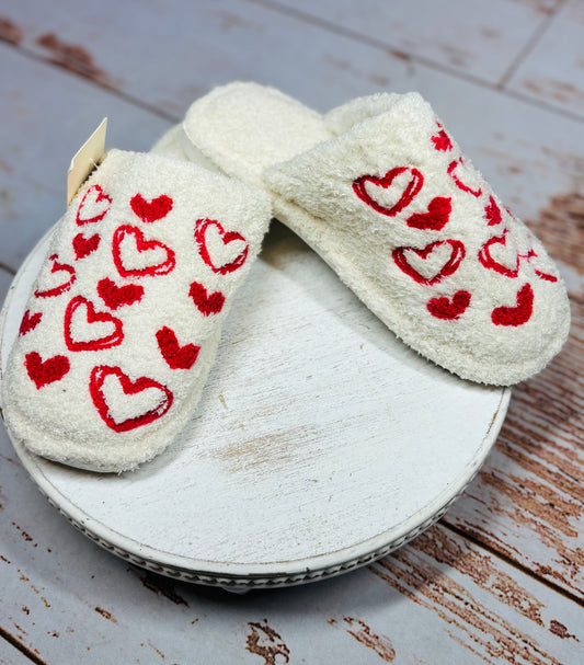 Valentine Heart Slippers