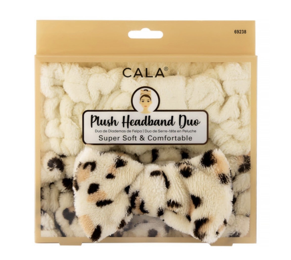 CALA Plush Headband Duo
