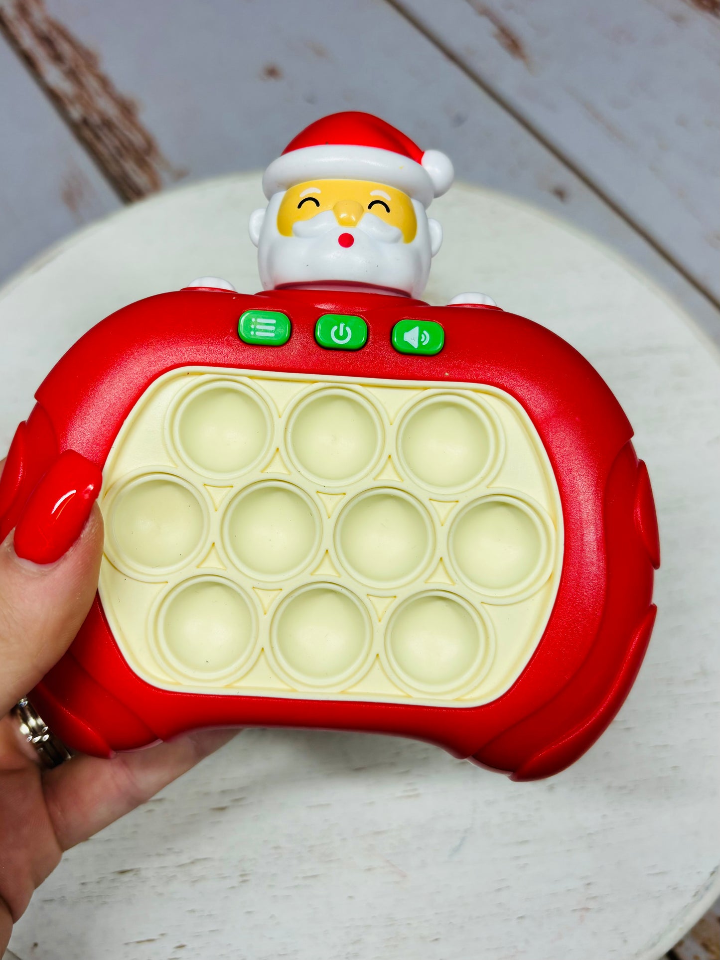 Santa Christmas Electronic Pop-it Game - Boxed