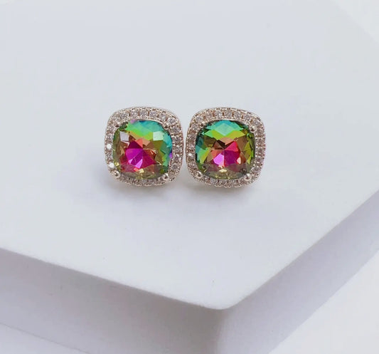 Multi Princess Lime Studs