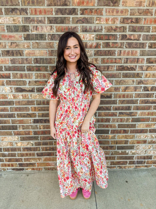 Fallon Floral Tiered Dress