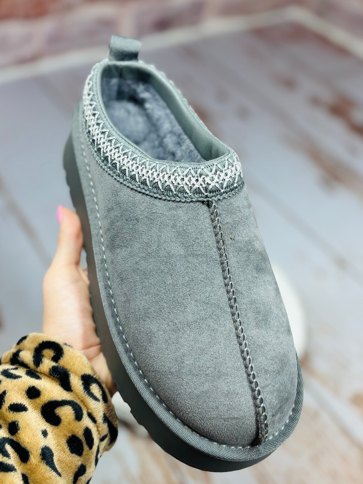 Tessa Fur Lined Slipper