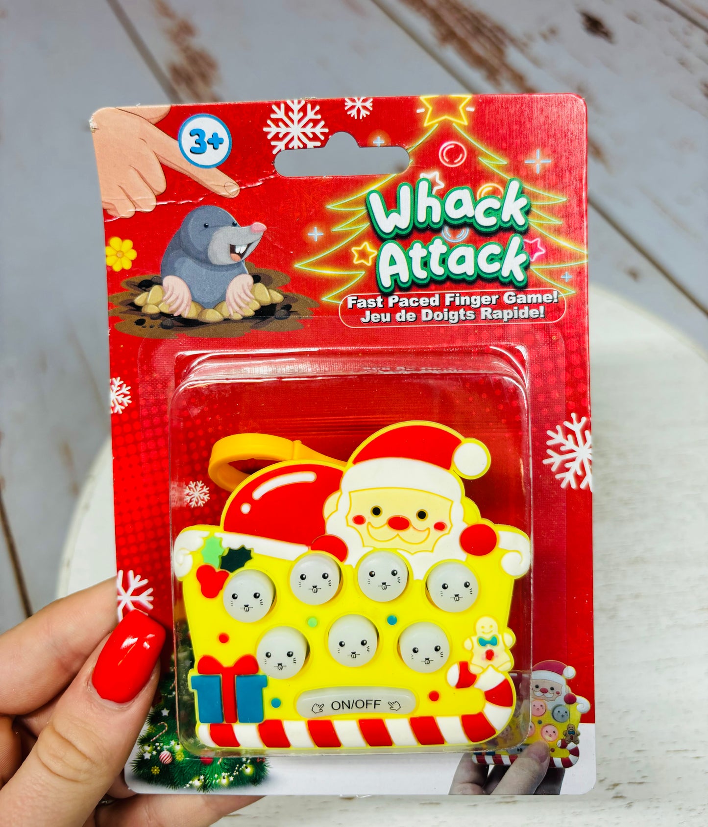 Christmas Whack-Attack Game - Bag Clip