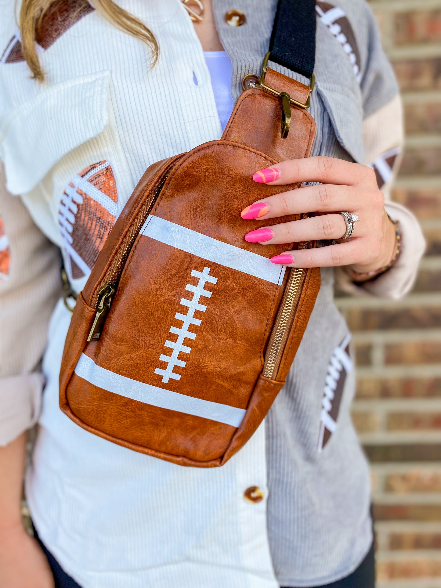 Football Crossbody Bag