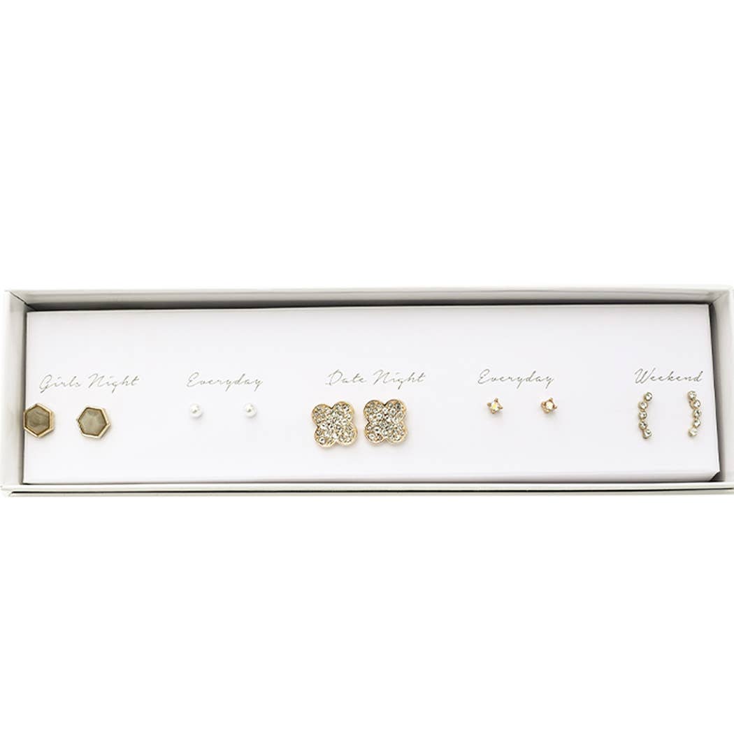 (#9) Assorted Earrings Set of 5