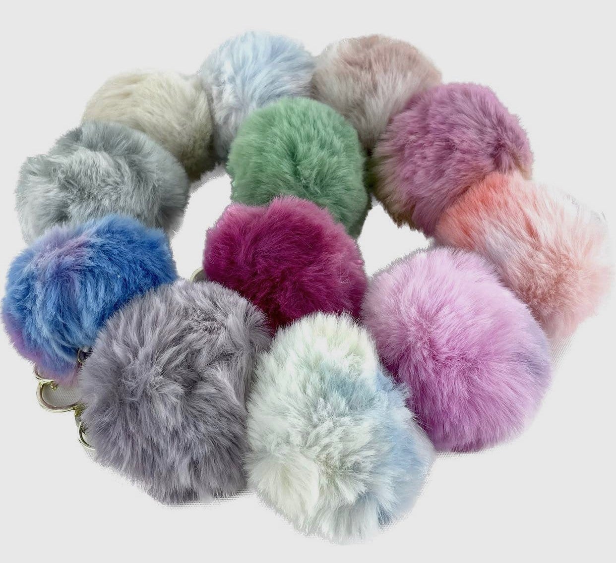 Keychain Pom Poms