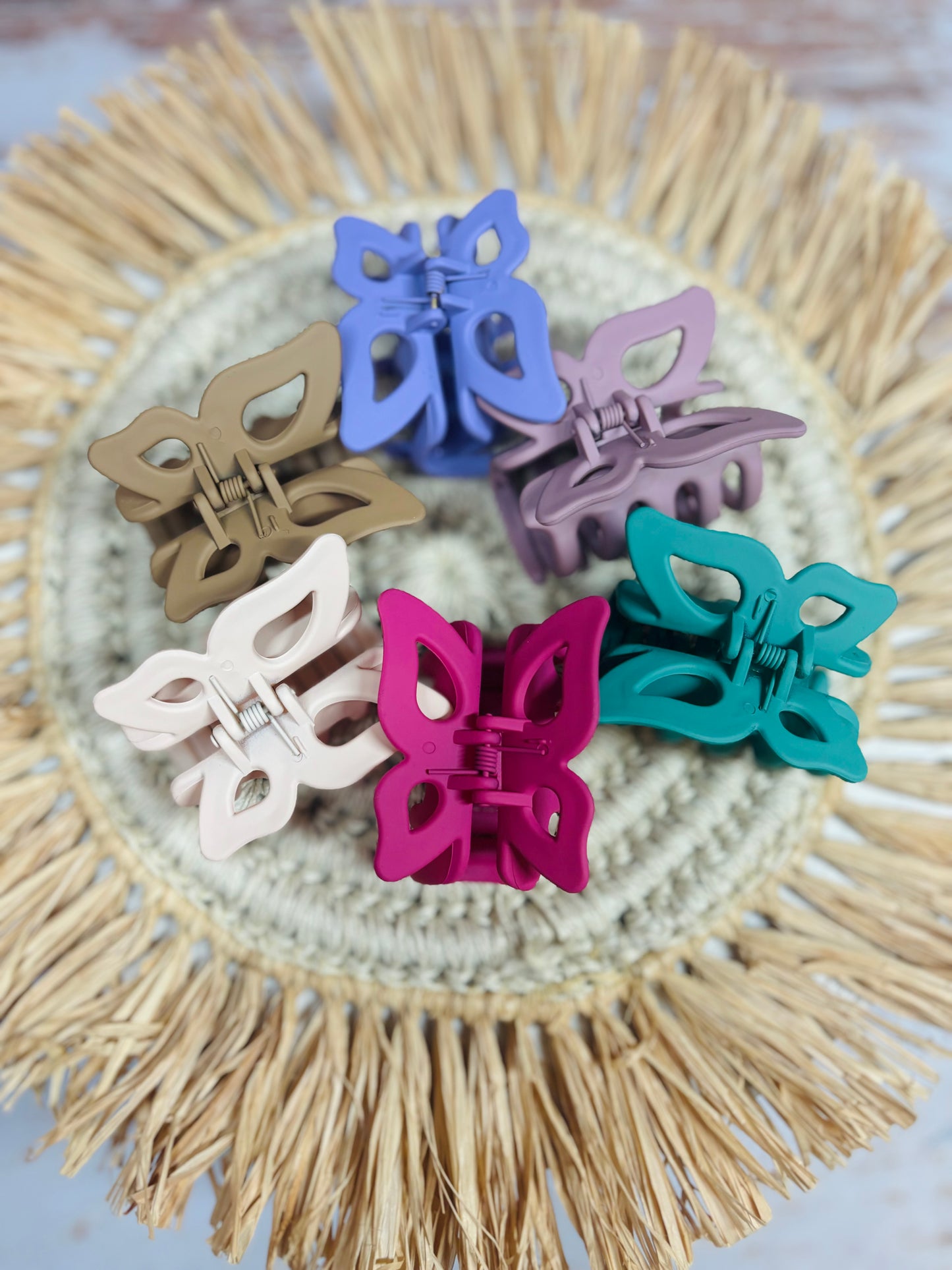 Matte Butterfly Hair Clip