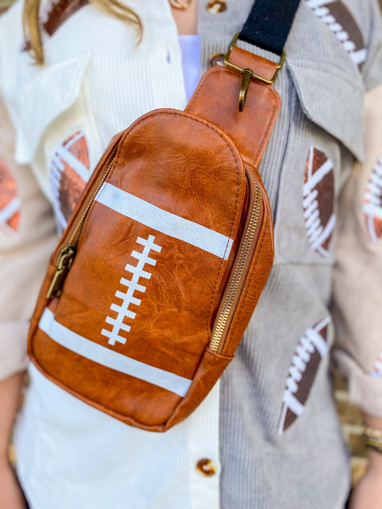 Football Crossbody Bag