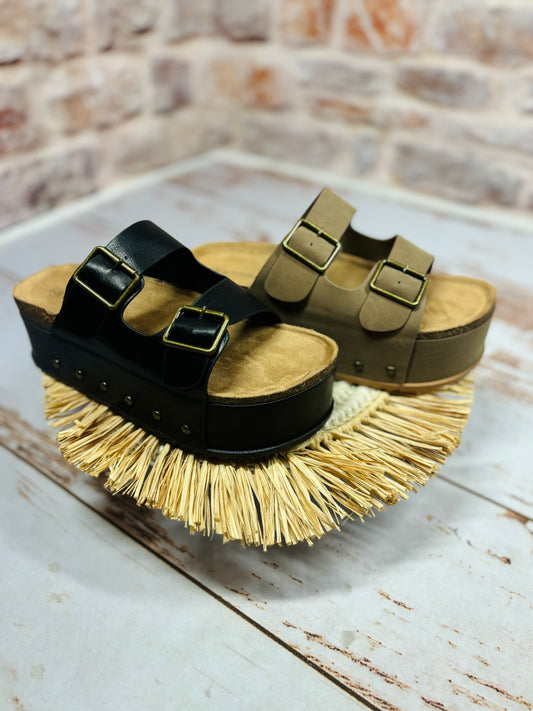 Glenda's Platform Strap Sandal