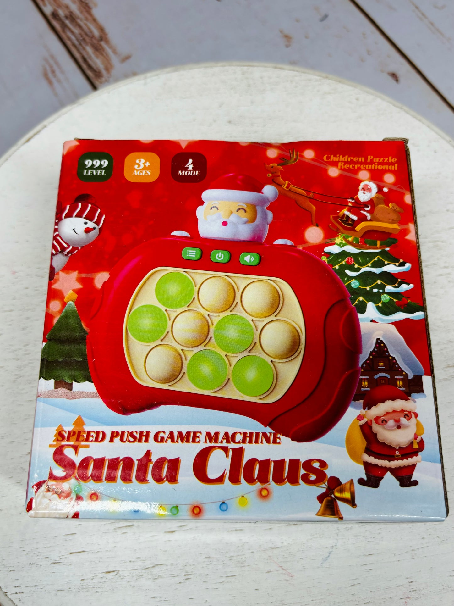 Santa Christmas Electronic Pop-it Game - Boxed