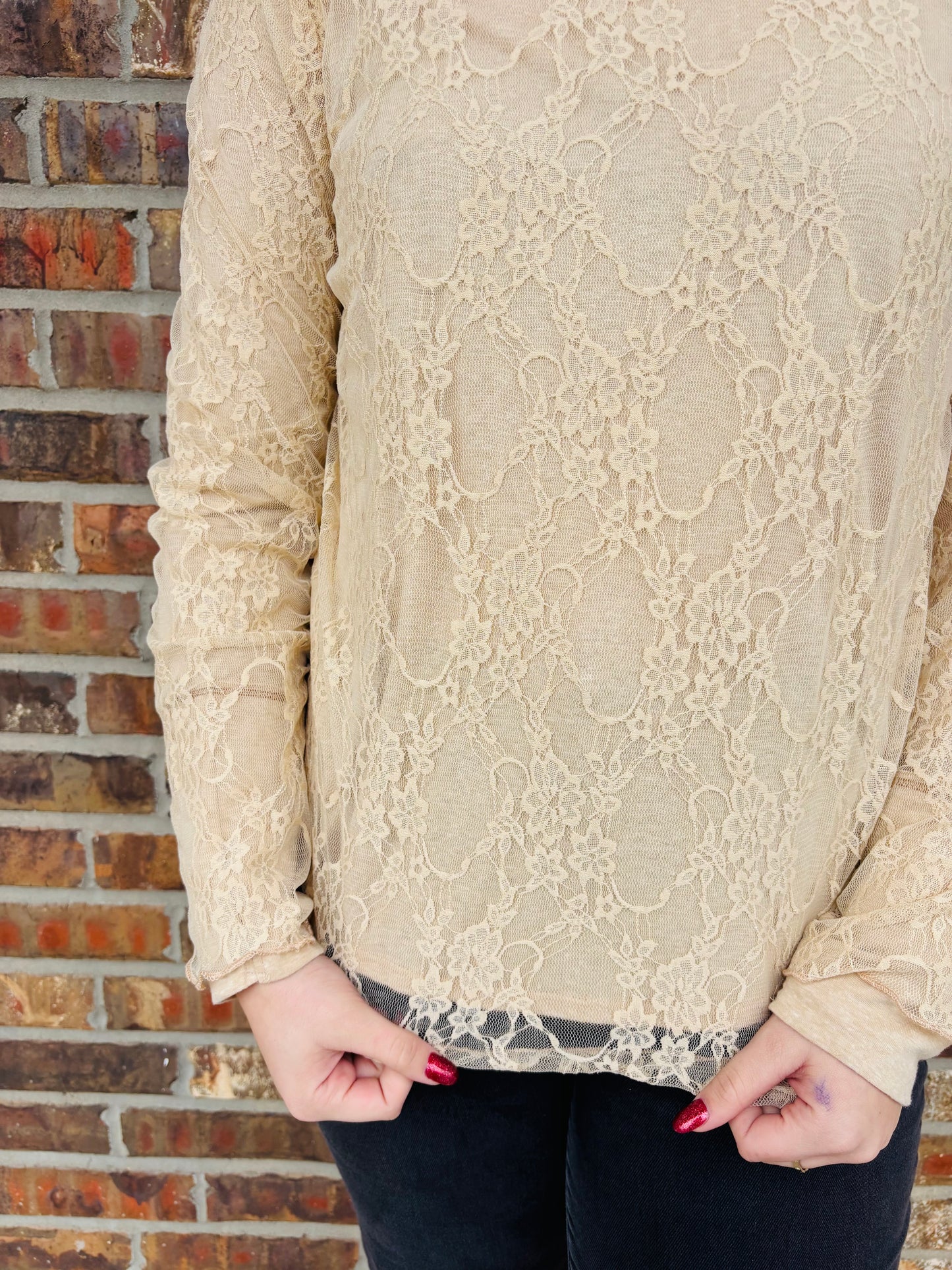 Floral Lace Top