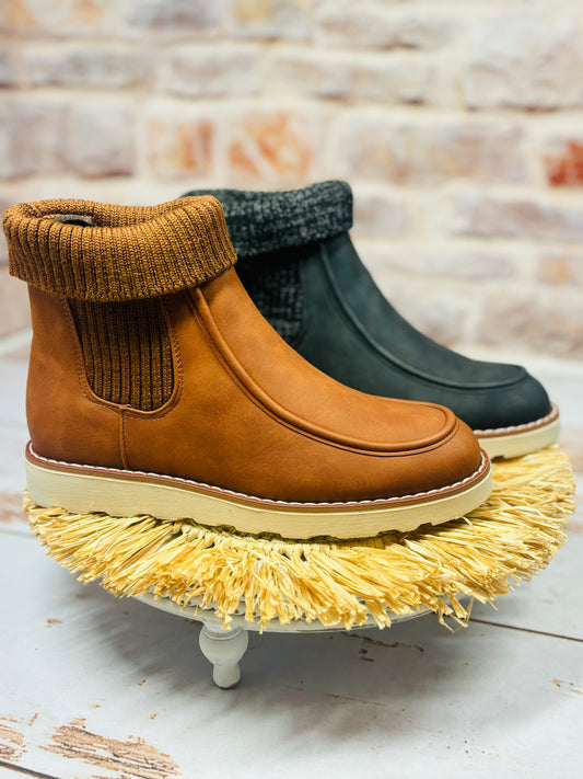 Tally Faux Sock Bootie