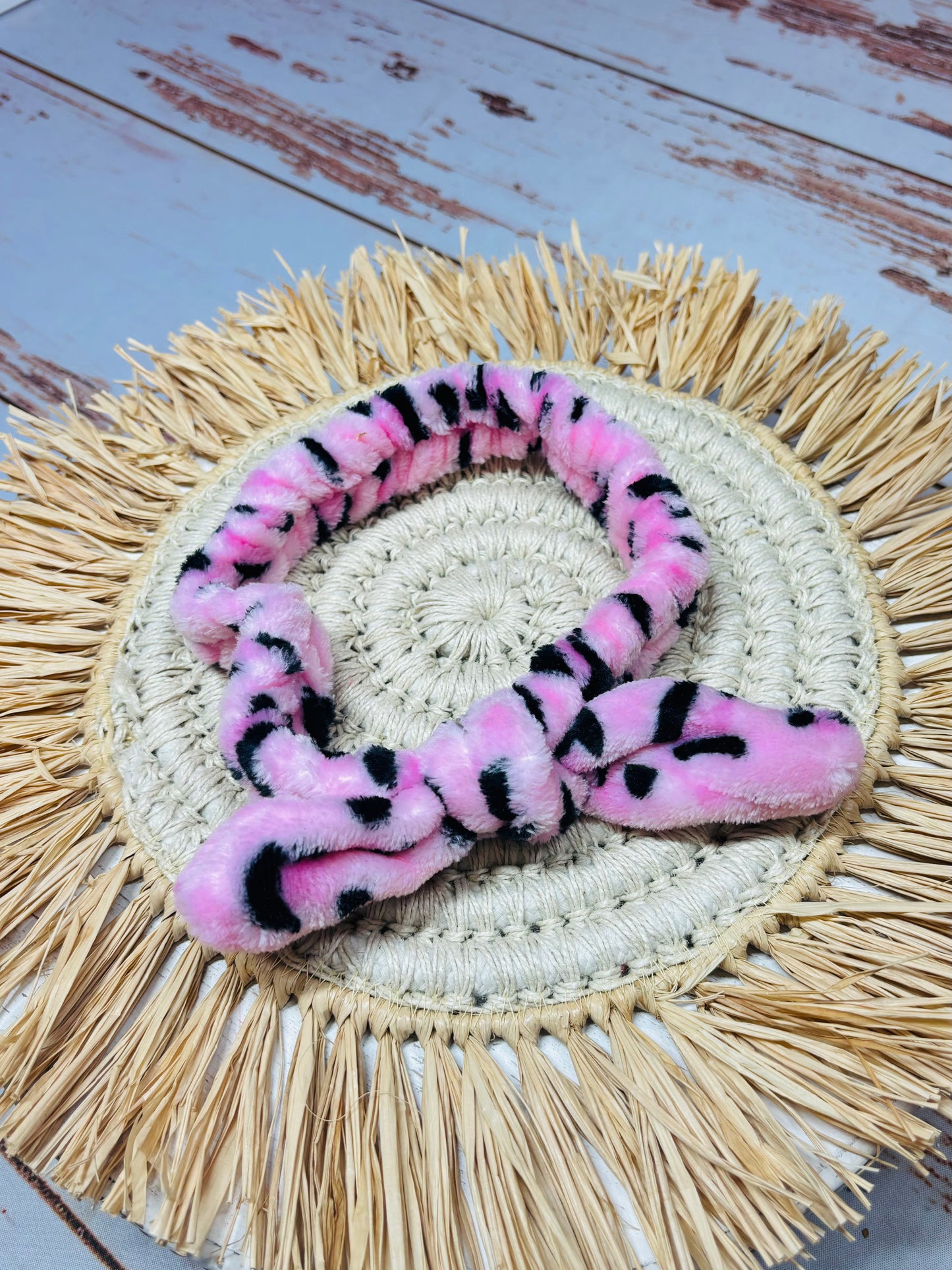 Leopard Bowtie Spa Headband