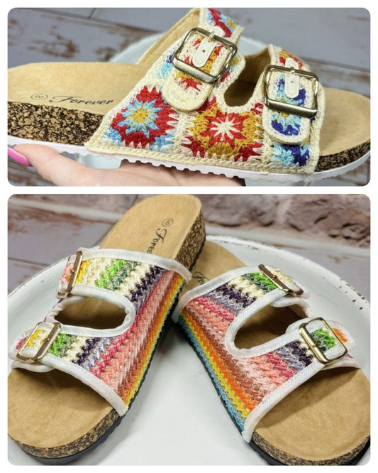 Callie Crochet Sandal