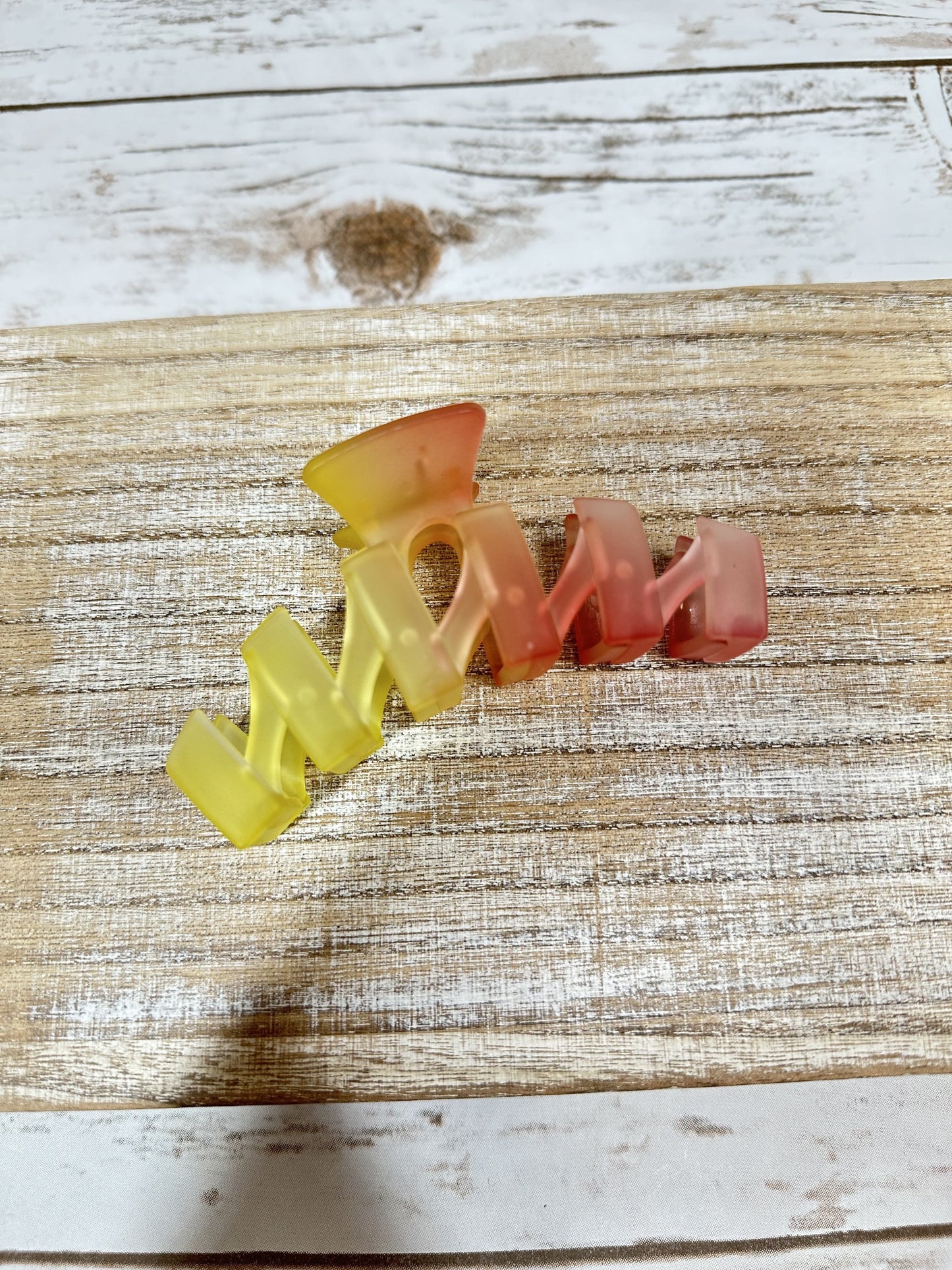 Translucent Hair Claw Clip