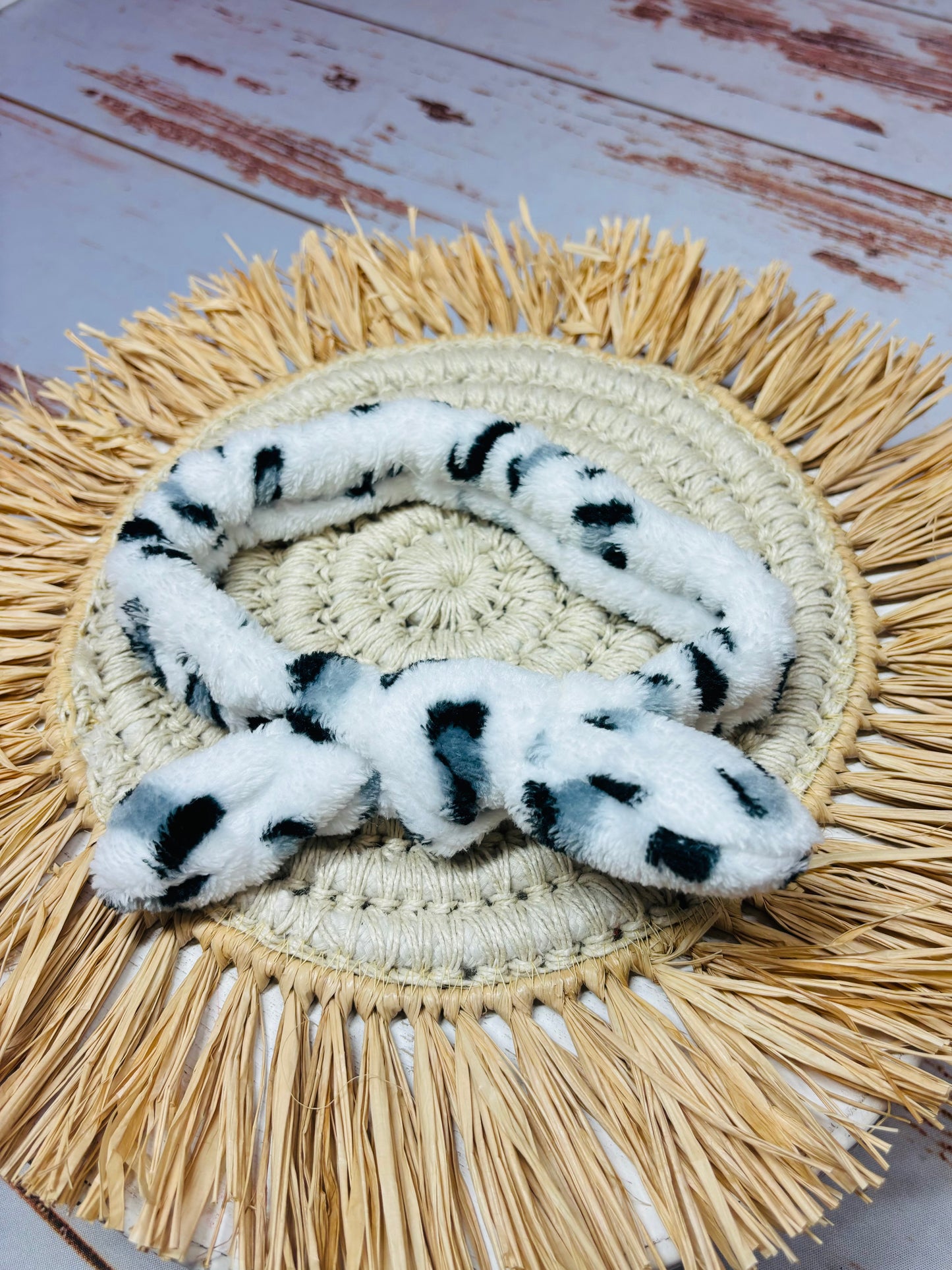 Leopard Bowtie Spa Headband