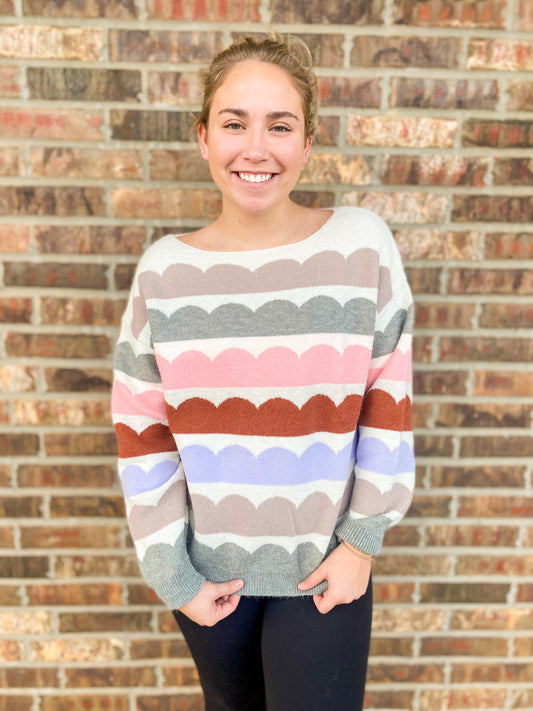 Sarah Stripe Sweater