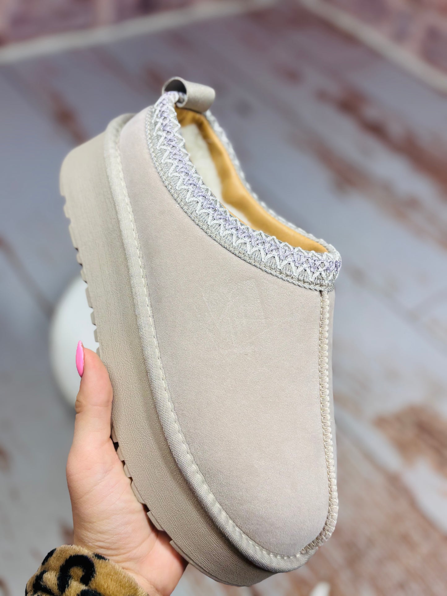 Tessa Fur Lined Slipper