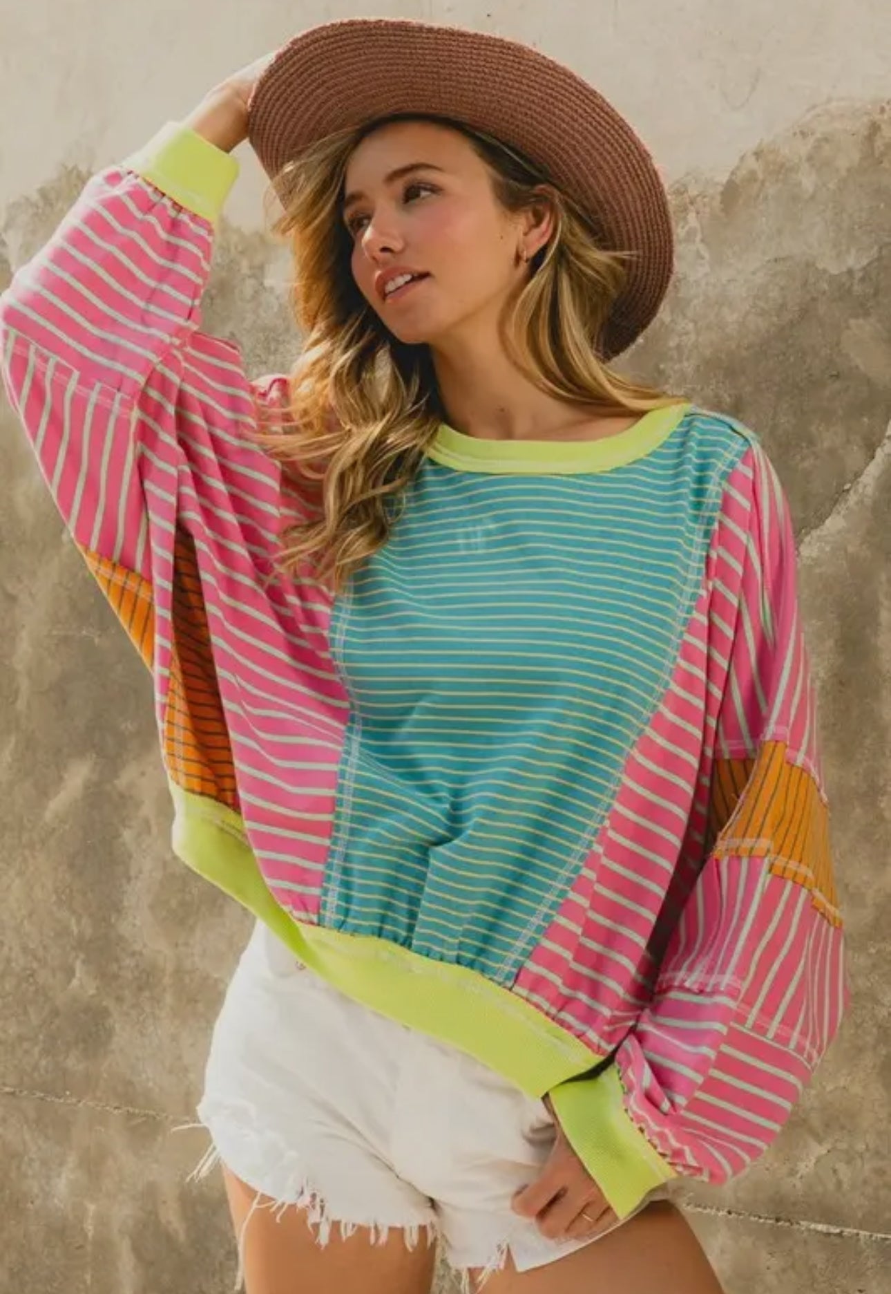 Stripe Mix & Match Top