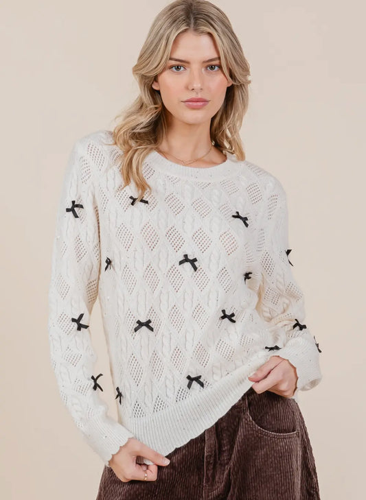 Rhylie Ribbon Sweater