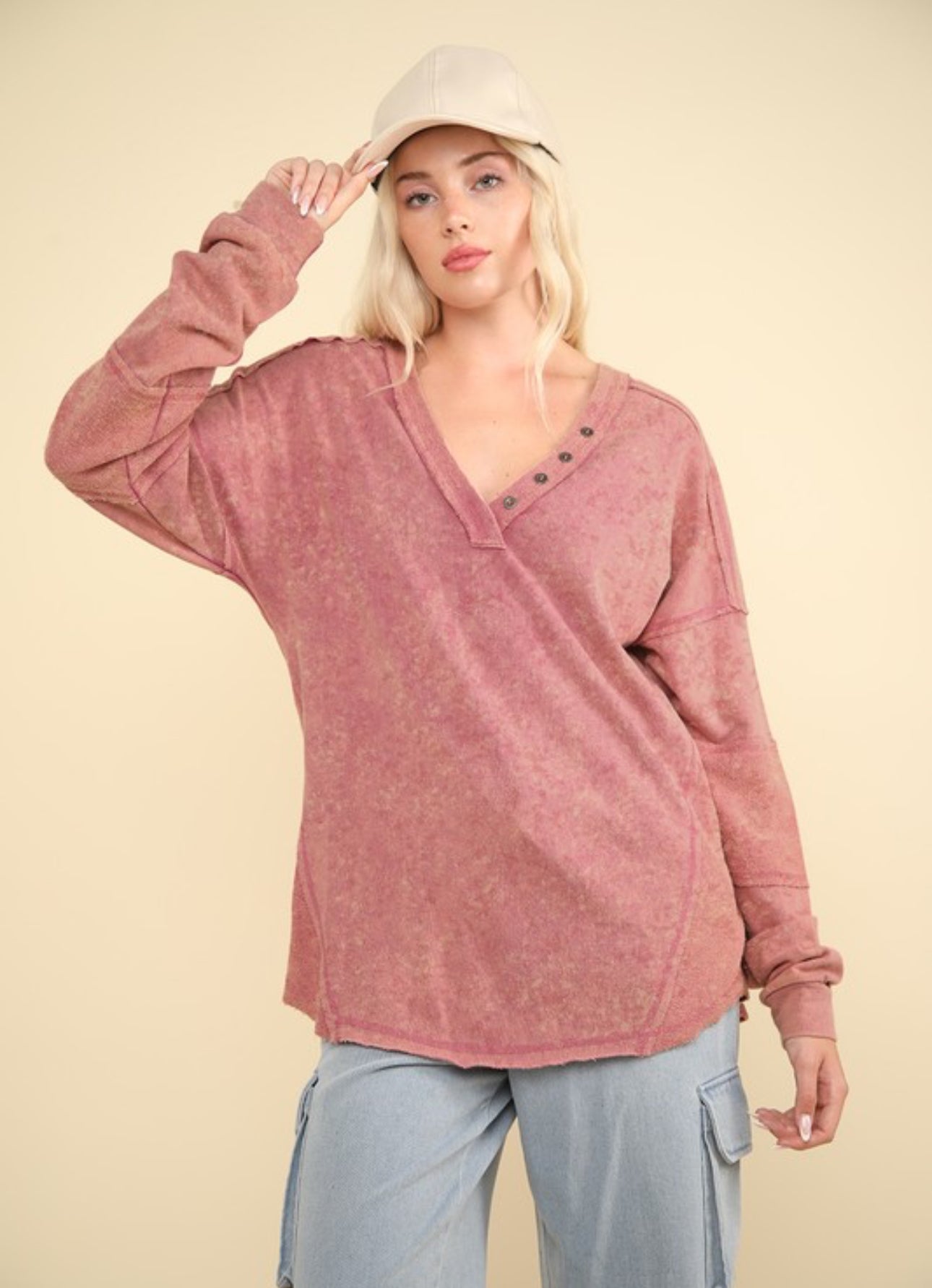 Demi Oversized Top