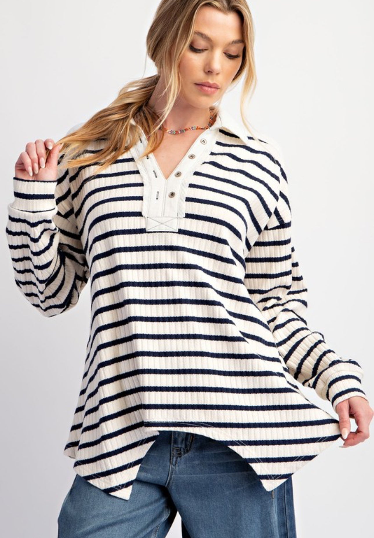 Lucy Oversized Stripe Top