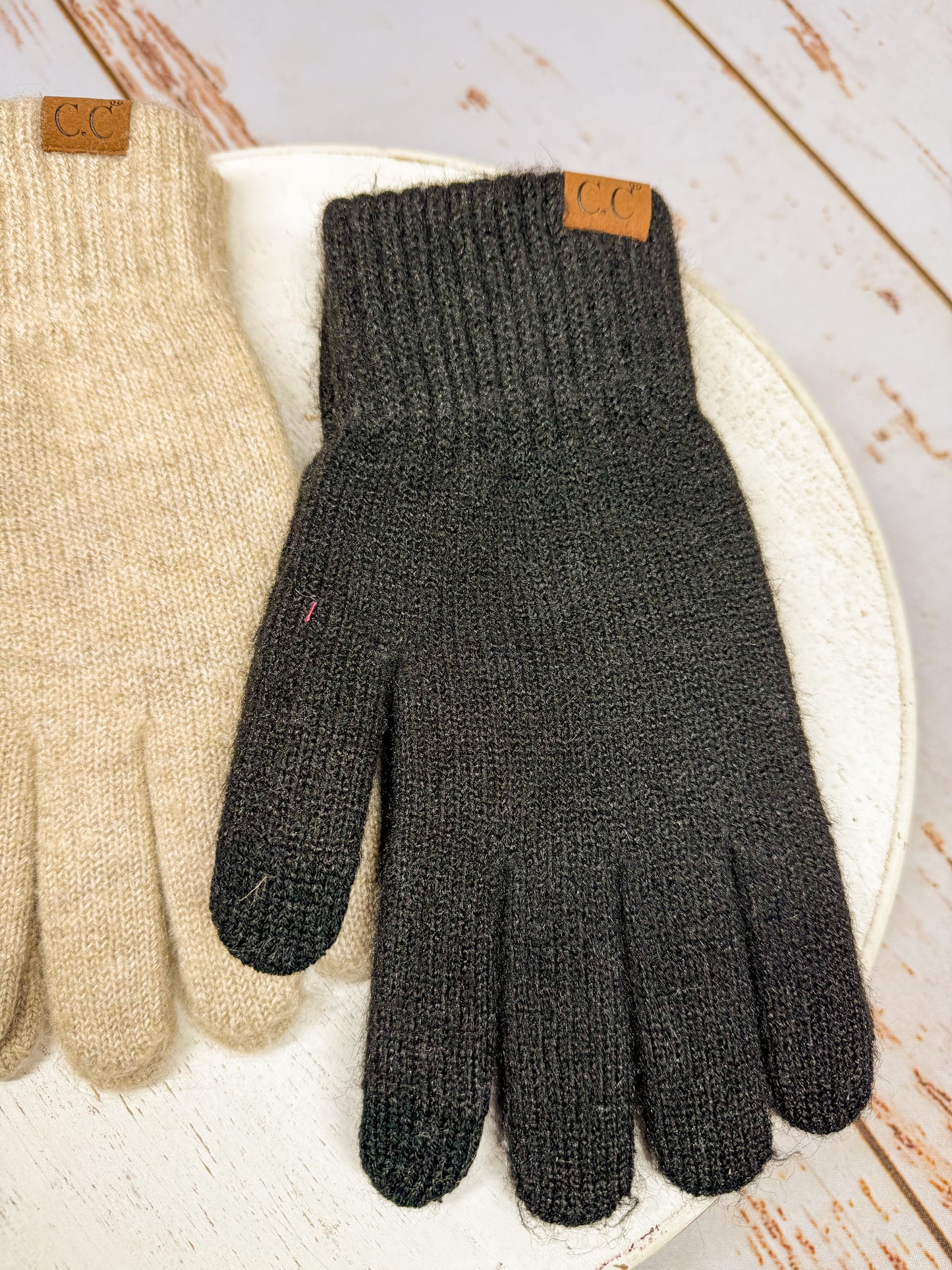 Brynn Heather Knit Gloves