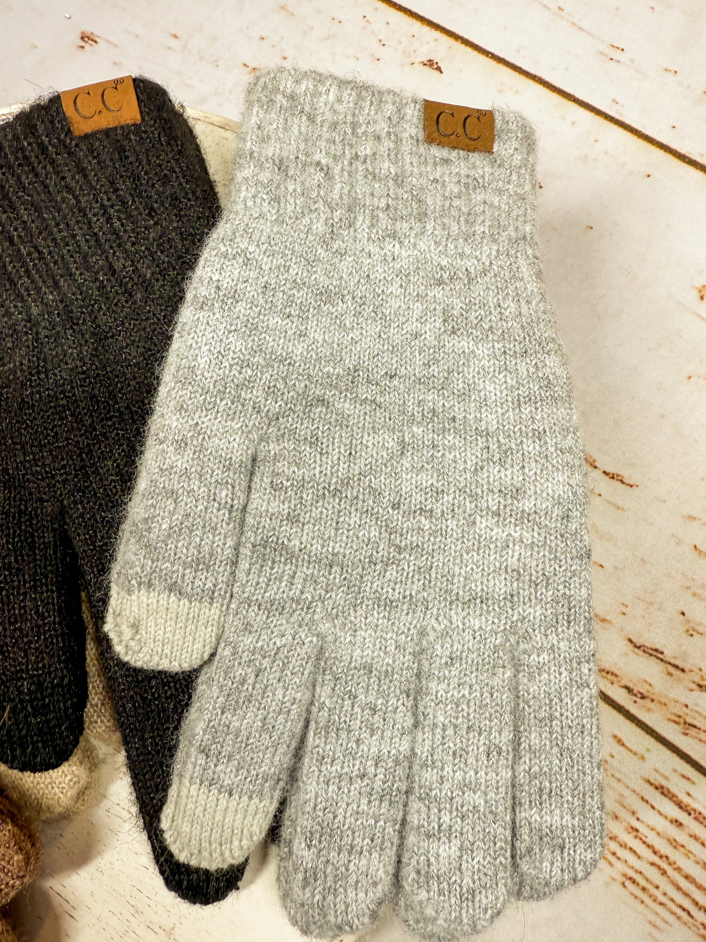 Brynn Heather Knit Gloves