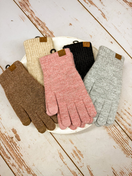 Brynn Heather Knit Gloves