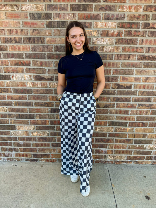 Checkered Pants