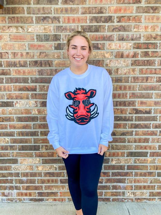 Hogs Game Day Sweatshirt