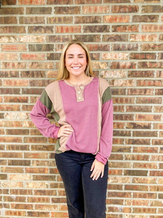 Sammi Color Block Top