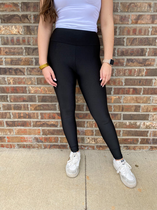 Black High Rise Leggings