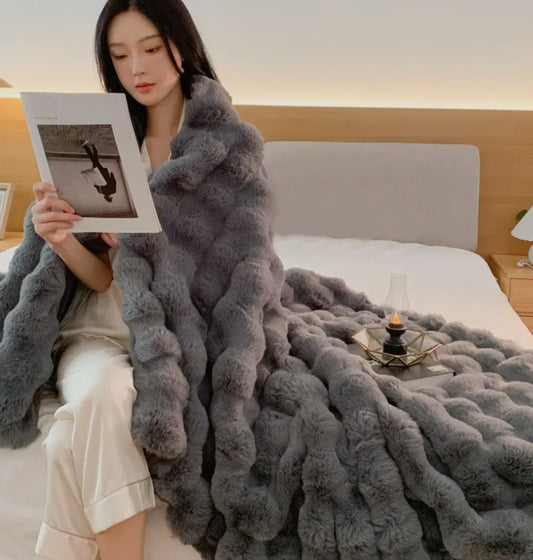 Plush Faux Fur Blanket