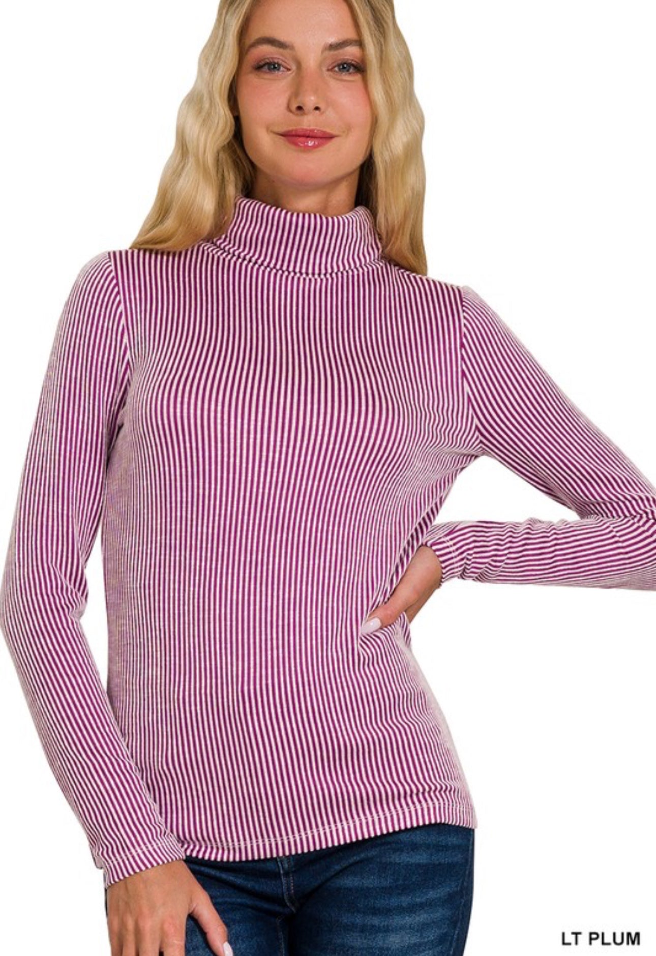 Reagan Ribbed Turtle Neck