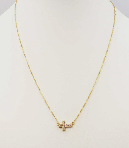 Gold Cross Necklace