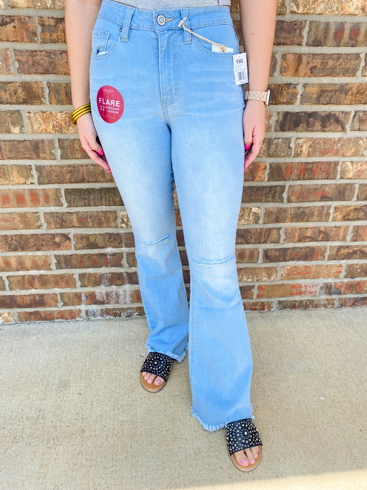 Junior High Rise Super Flare Jean