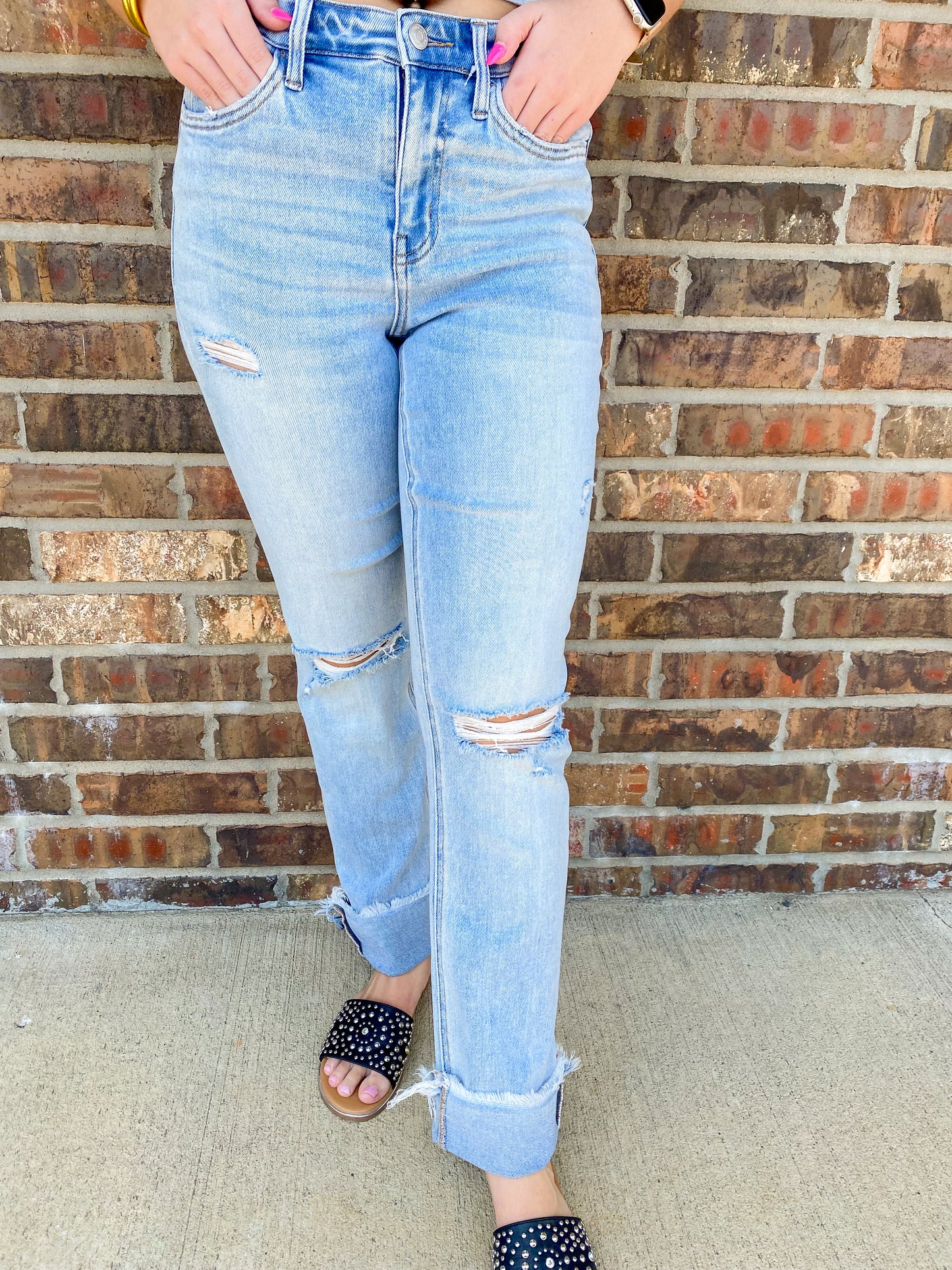 Evie's Slim Straight Jeans