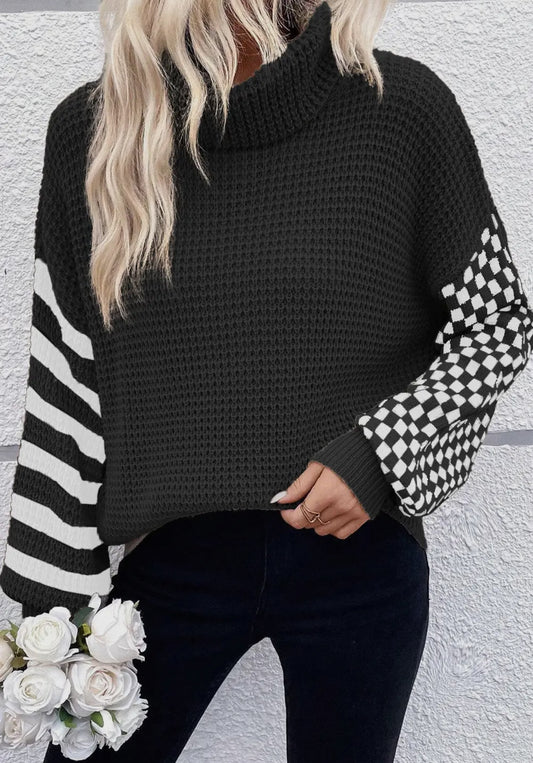 Sandra Patchwork Sweater